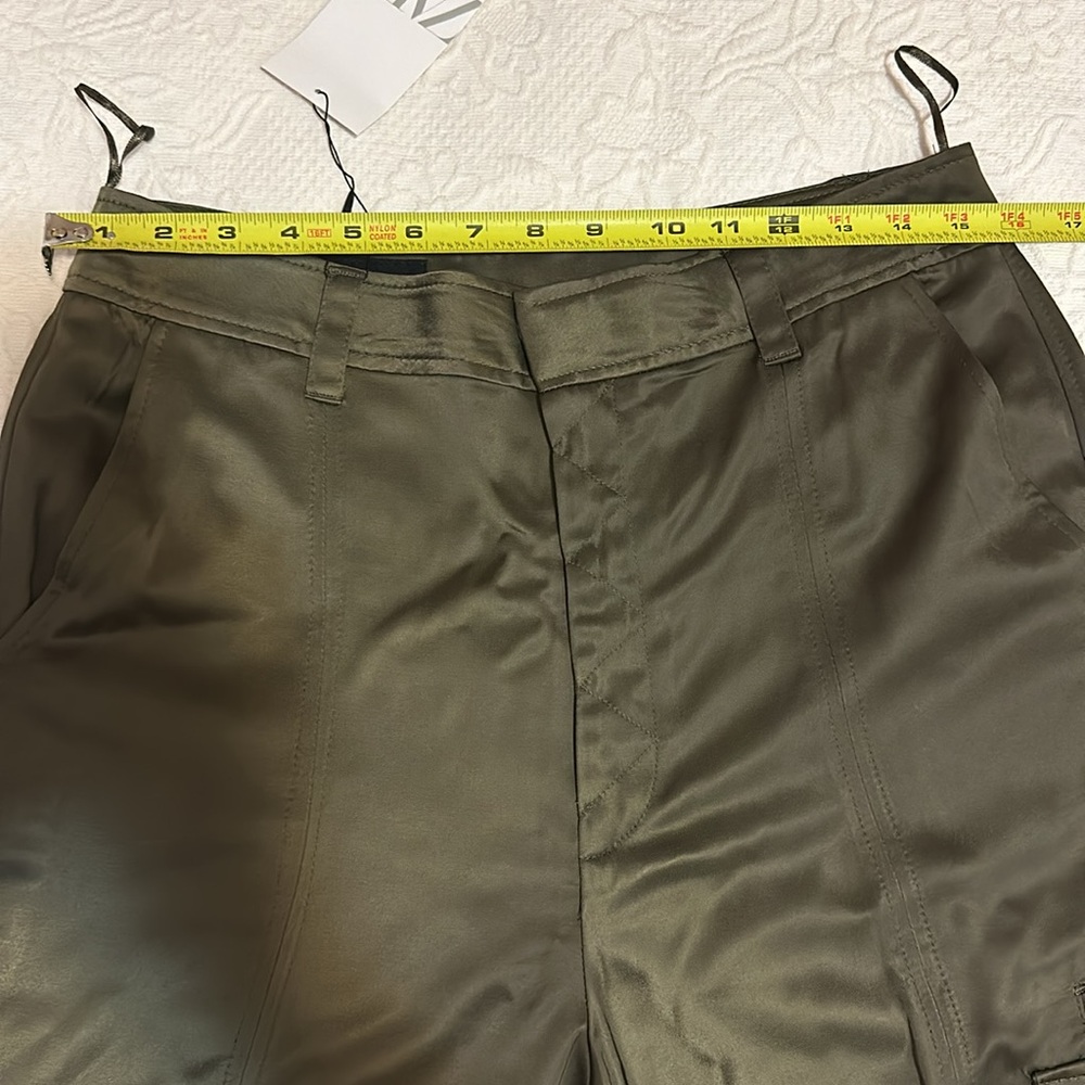 ZARA SATIN JOGGERS. SIZE MEDIUM - Picture 7 of 10